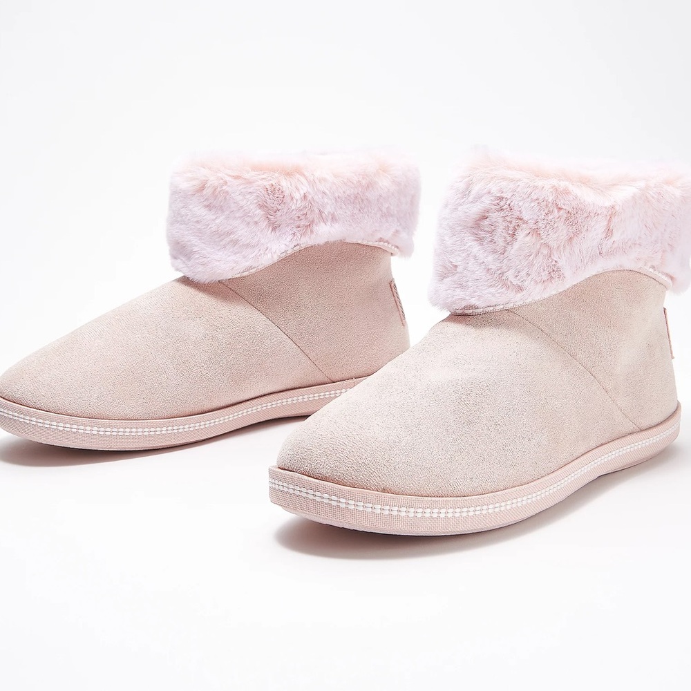 NIB Skechers Cozy Campfire Slipper Boots with Faux Fur - Meant to Be